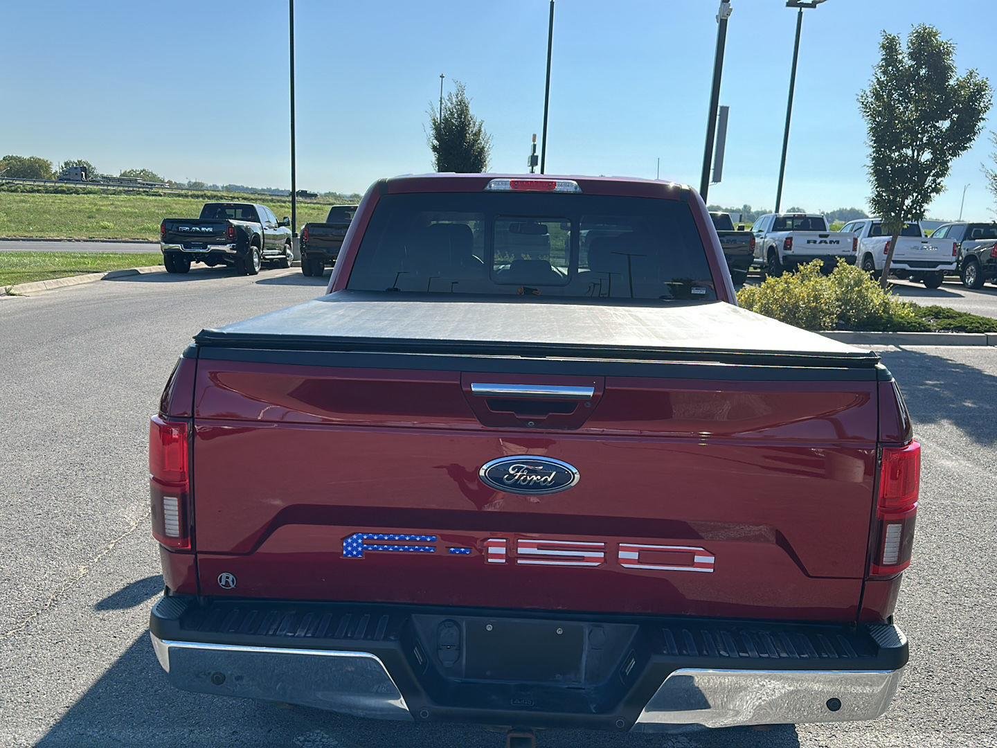 Used 2019 Ruby Red Metallic Tinted Clearcoat Ford LARIAT image 4