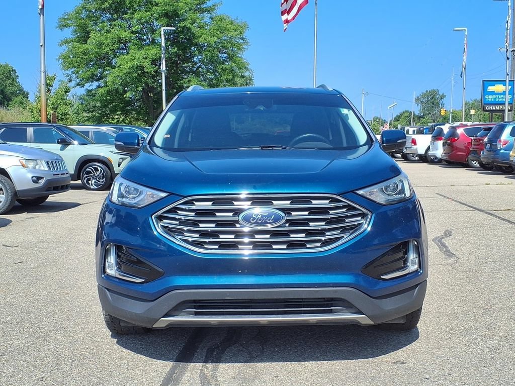 Used 2020 Ford Edge SEL with VIN 2FMPK4J92LBB16859 for sale in Howell, MI