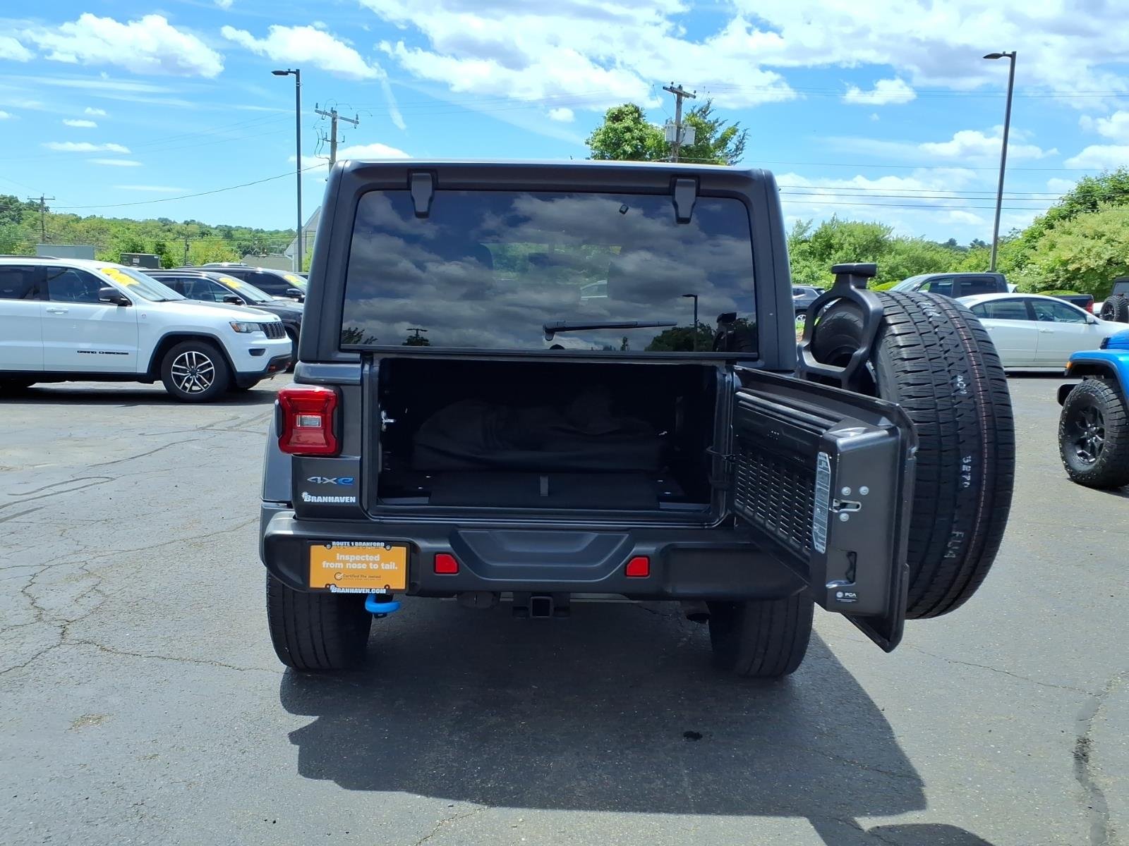 Certified Used 2023 Gray Jeep Sahara 4xe image 7