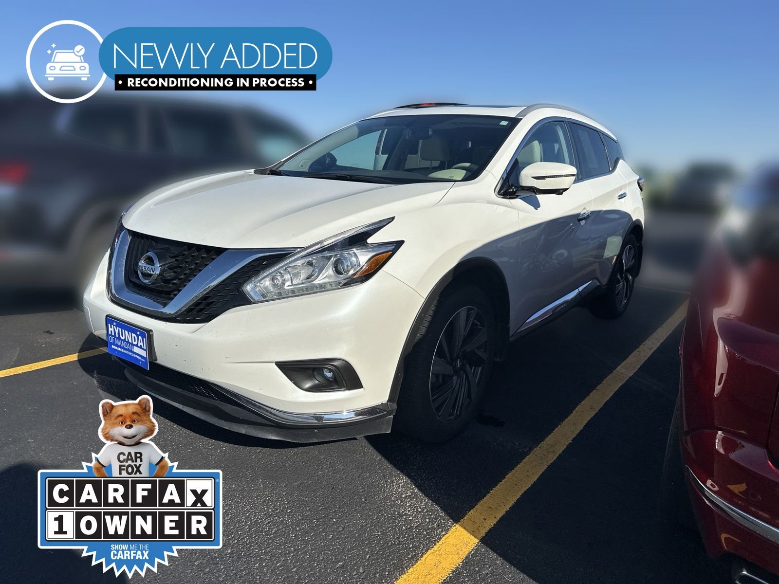 Used 2017 White Nissan Platinum image 1