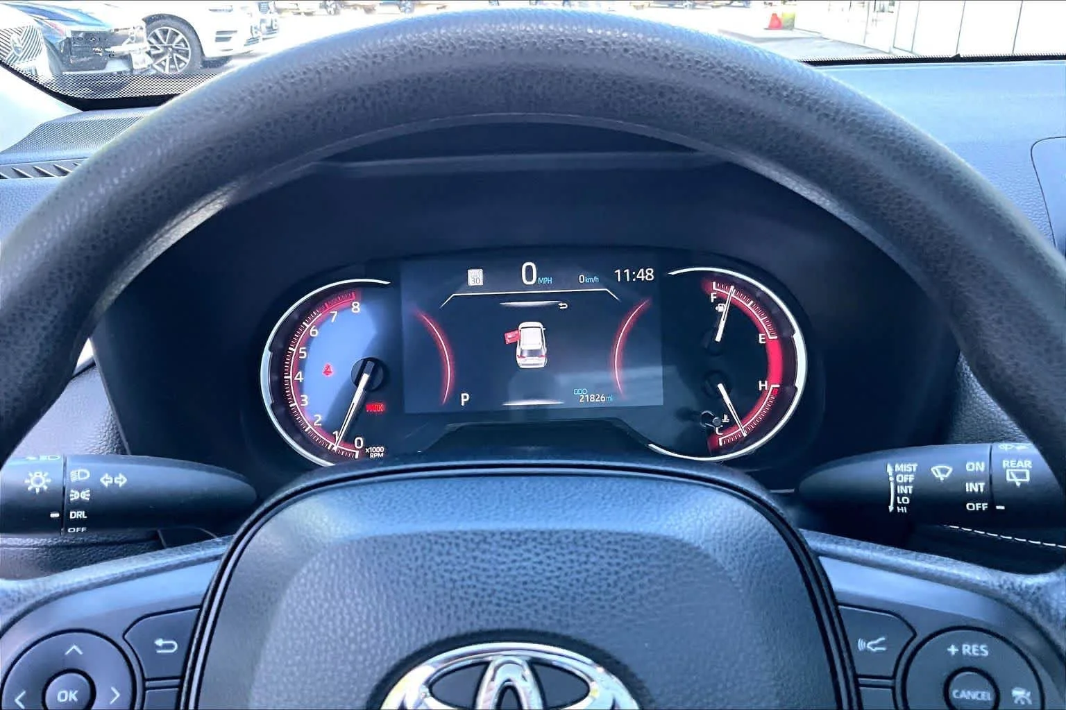 Used 2023 Silver Sky Metallic Toyota LE image 25