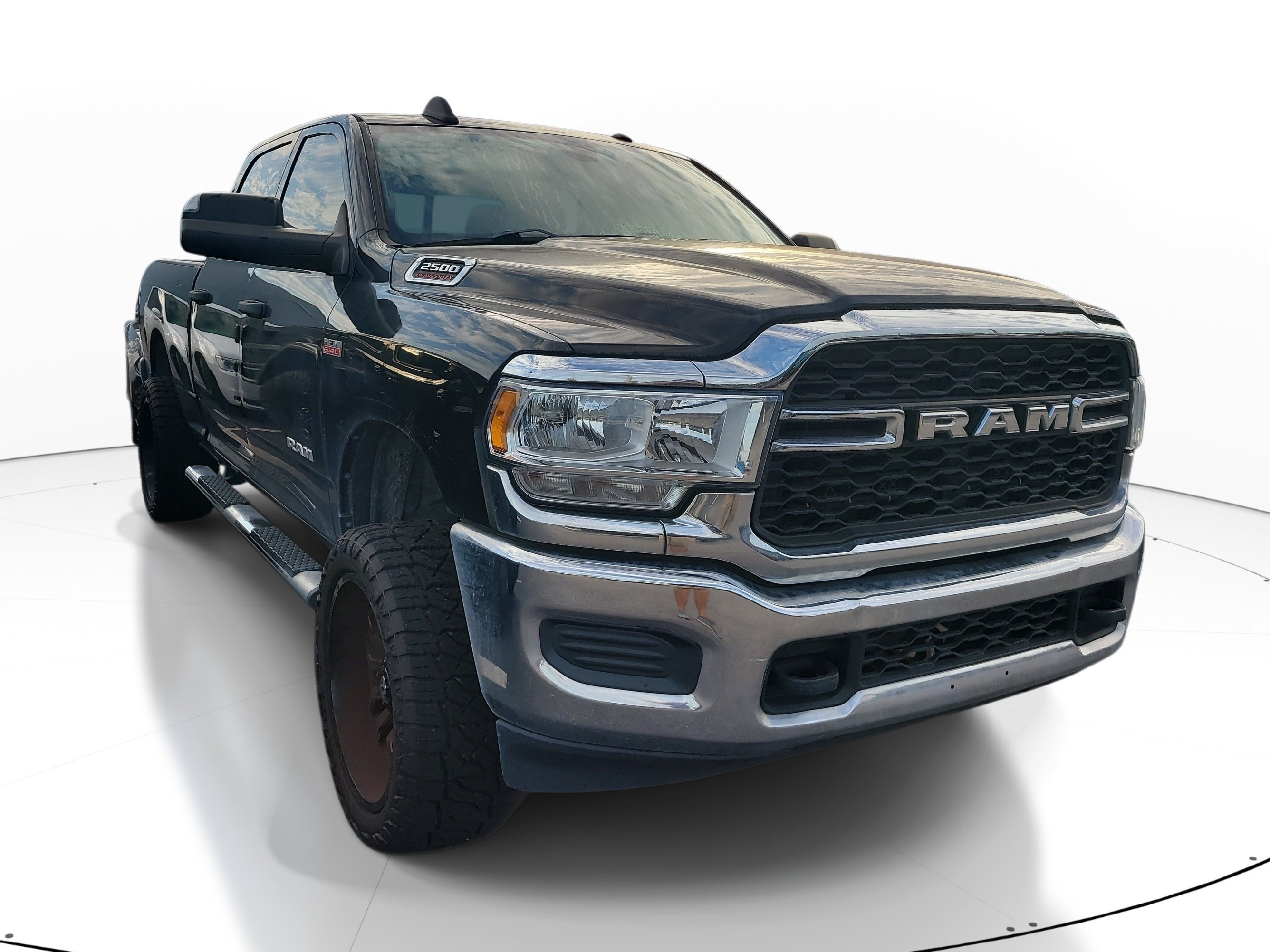 Used 2020 Diamond Black Crystal Pearlcoat Ram Tradesman image 1