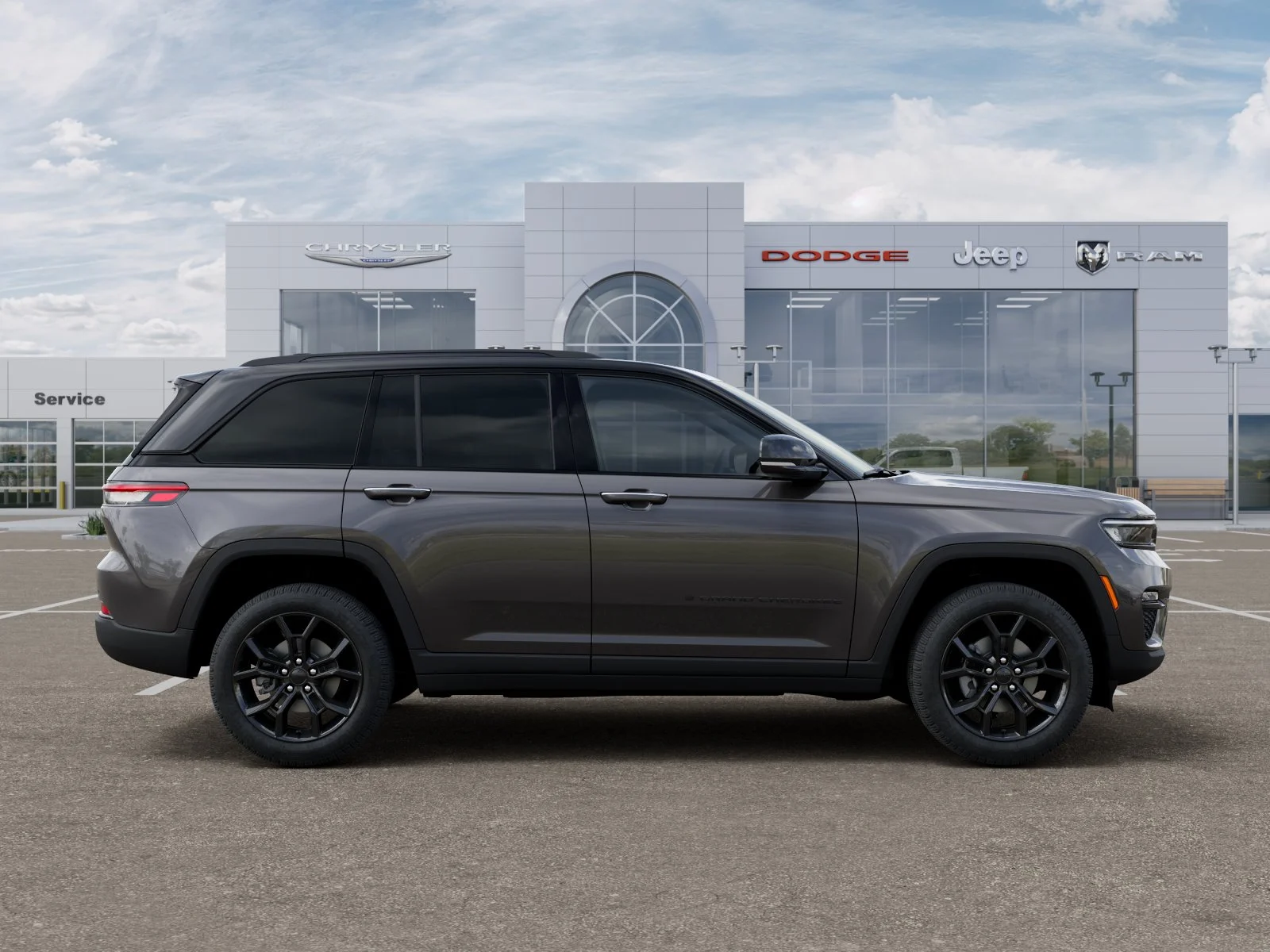 New 2025 Baltic Gray Metallic Clear-Coat Exterior Paint Jeep Limited image 33