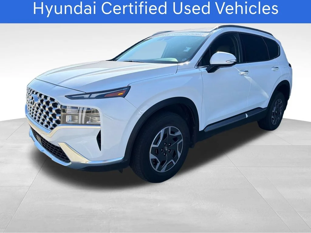Certified Pre-Owned 2023 Hyundai Santa Fe Hybrid Blue