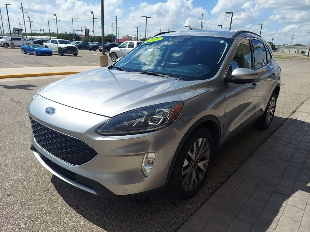 Certified Used 2021 Silver Ford Titanium image 3