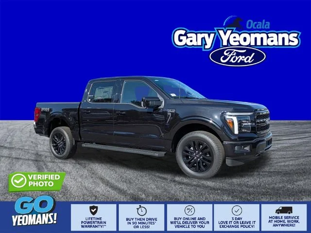 New 2026 Agate Black Metallic Ford Lariat® image 1