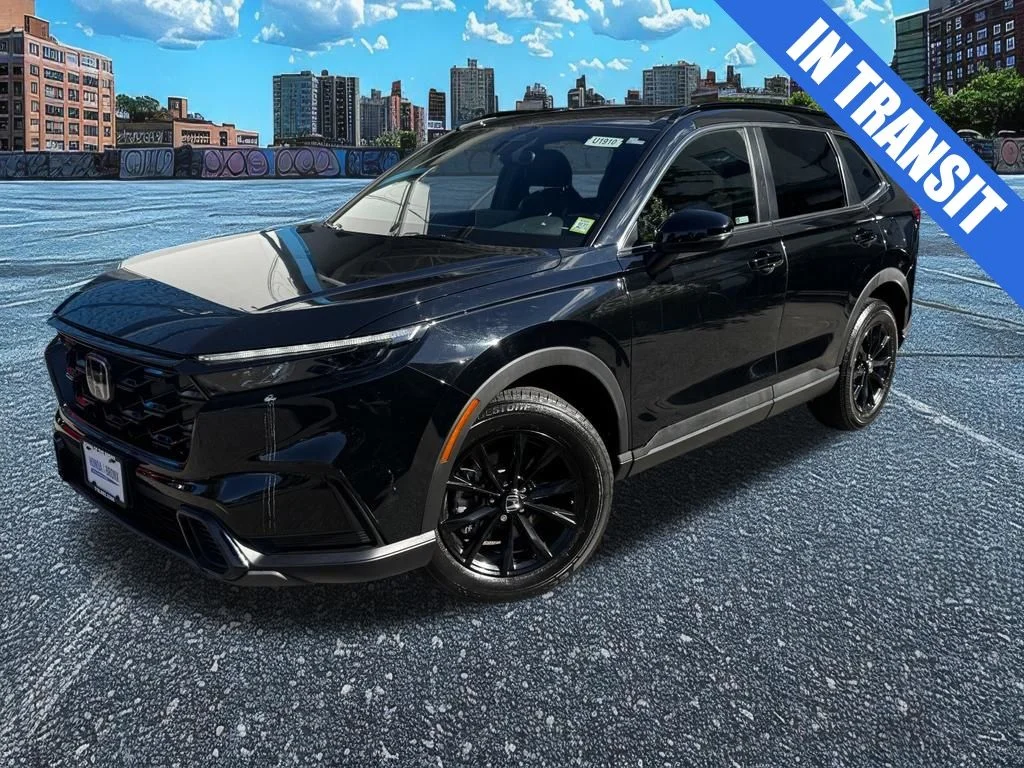 Certified Used 2024 Crystal Black Pearl Honda Sport image 1