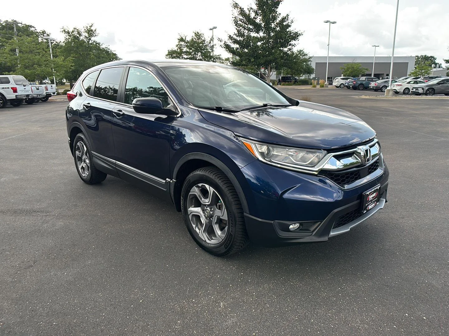 Used 2018 Obsidian Blue Pearl Honda EX image 7