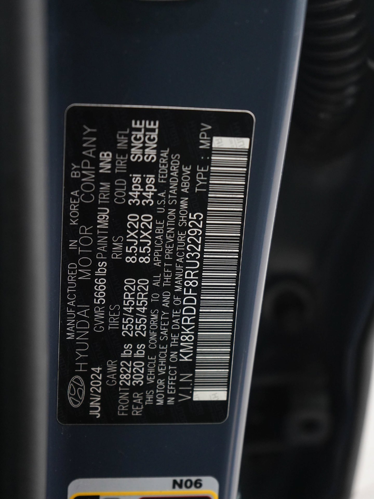 Certified Used 2024 Digital Teal Hyundai Limited AWD image 27