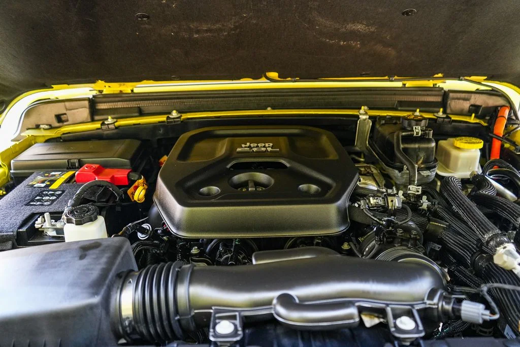 Used 2023 Yellow Jeep Sahara 4xe image 27