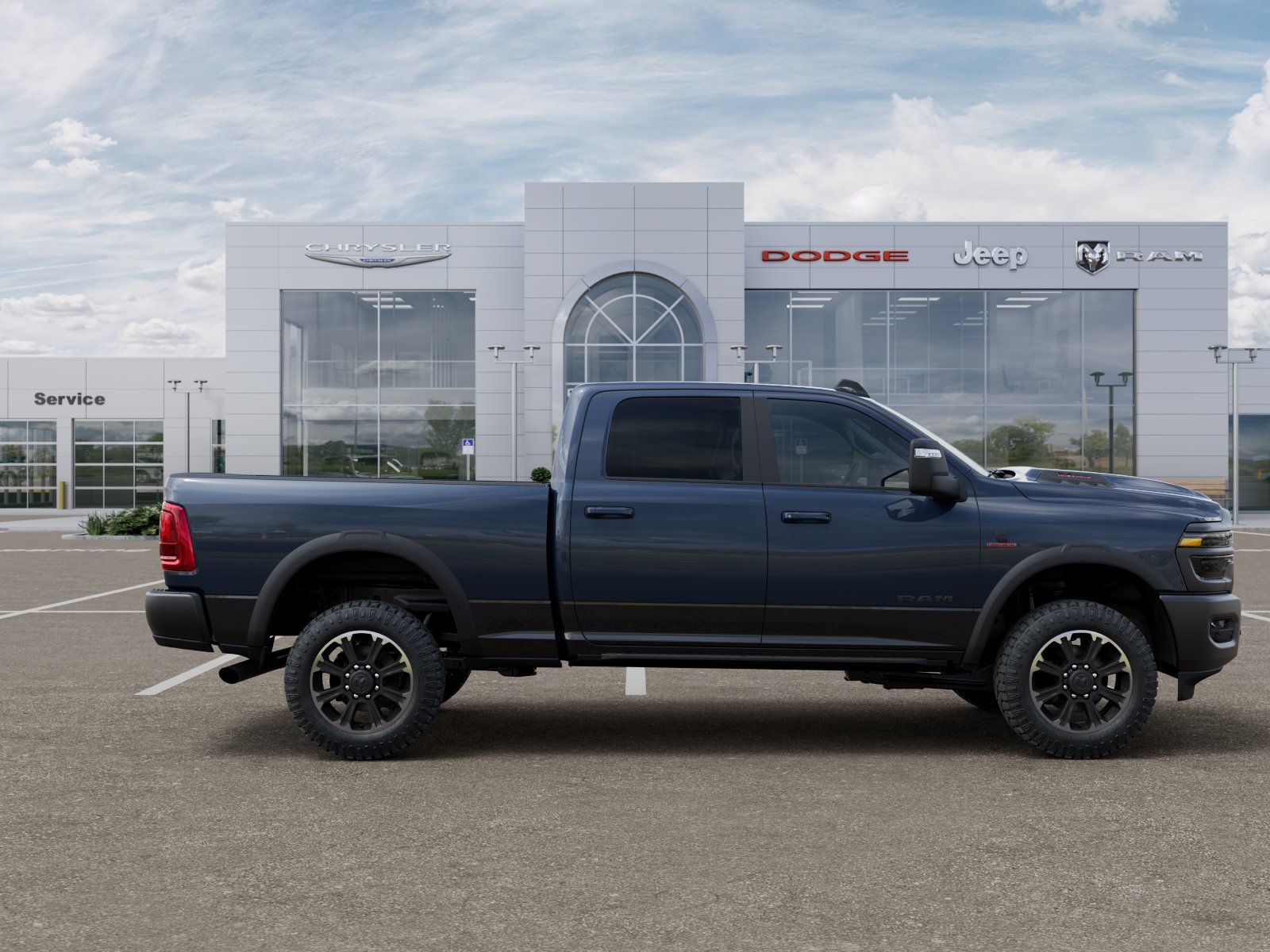 New 2026 Forged Blue Metallic Exterior Paint RAM Rebel image 47