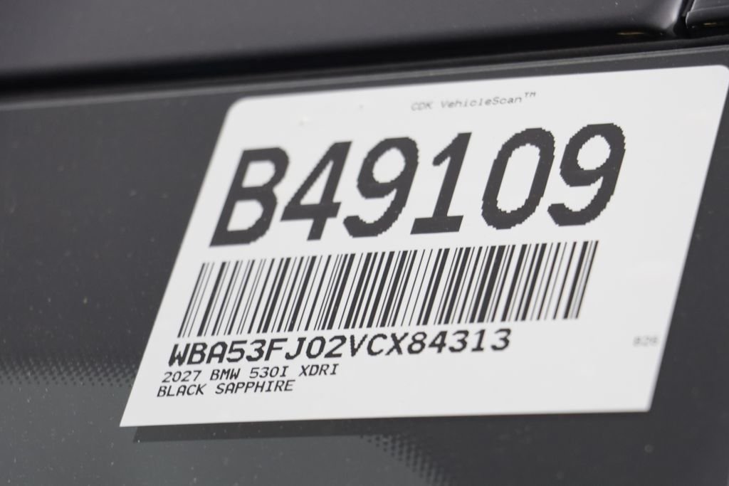 New 2027 Black Sapphire Metallic BMW 530i xDrive image 26