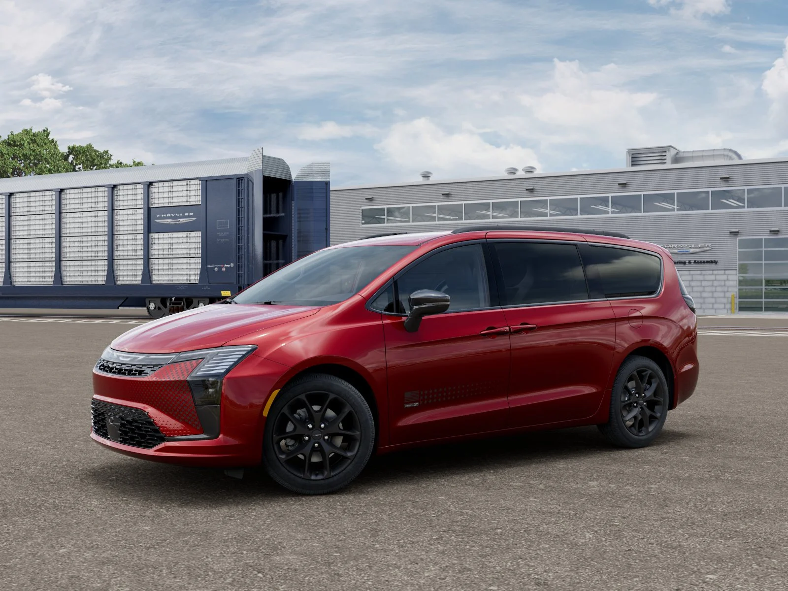 New 2027 Red Hot Pearl-Coat Exterior Paint Chrysler Select image 2
