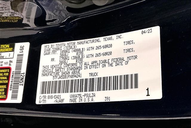 2023 Toyota Tundra Limited - Photo 41