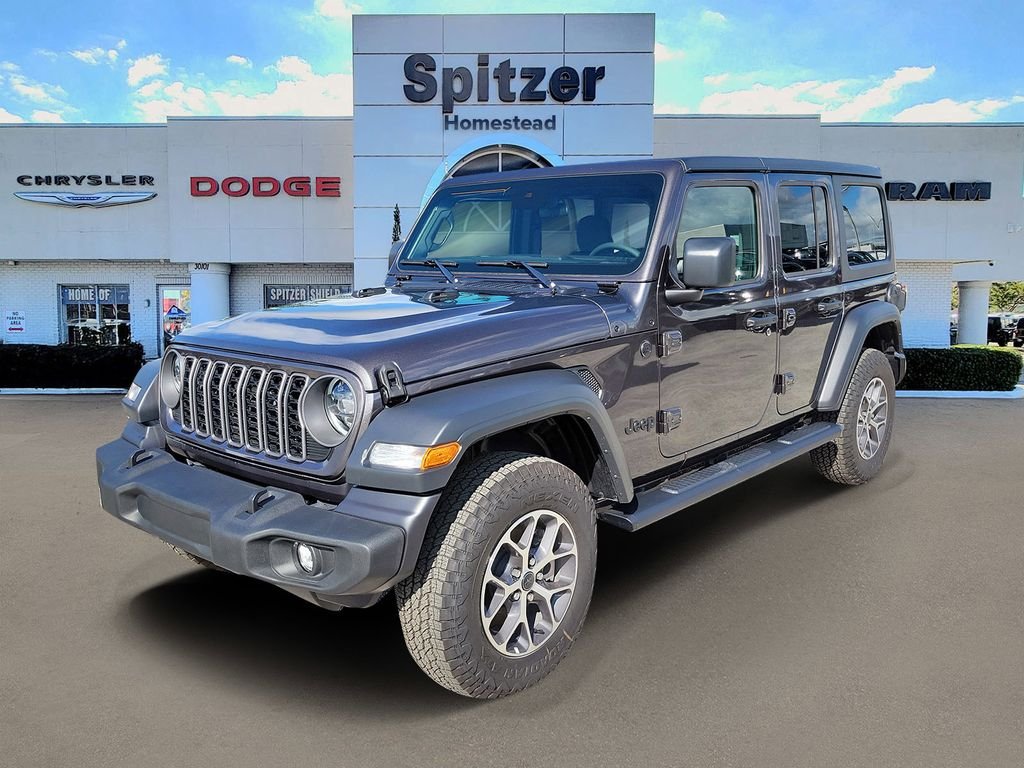 New 2025 Granite Crystal Metallic Clear-Coat Exterior Paint Jeep Sport S image 4