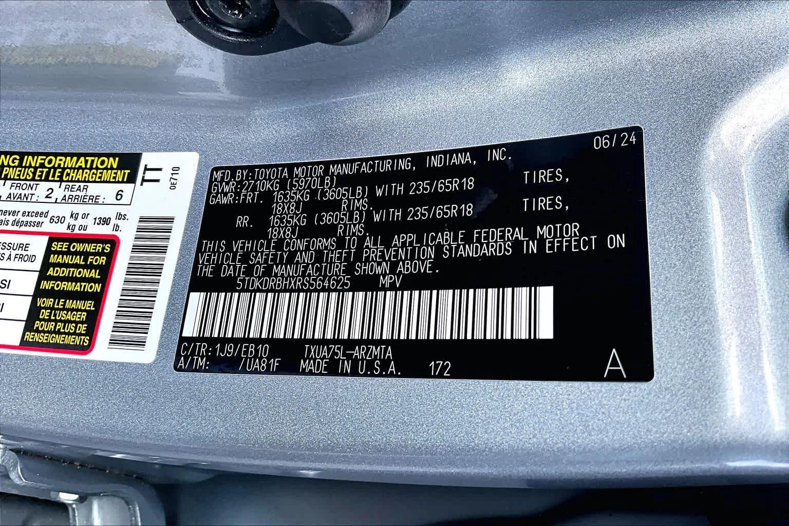 Used 2024 Celestial Silver Metallic Toyota XLE image 34