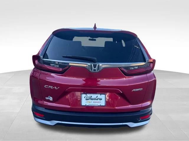 Used 2021 Red Honda AWD EX image 4