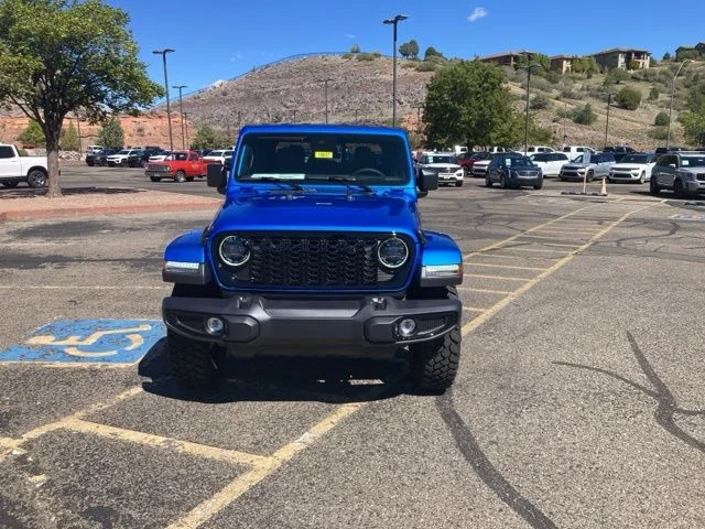 New 2025 Hydro Blue Pearl-Coat Exterior Paint Jeep Willys image 3