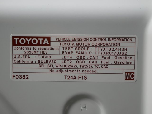 New 2026 Ice Cap Toyota TRD Off-Road i-FORCE MAX image 31