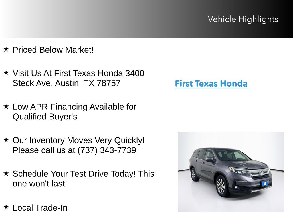 Certified Used 2019 Gray Honda EX-L image 10