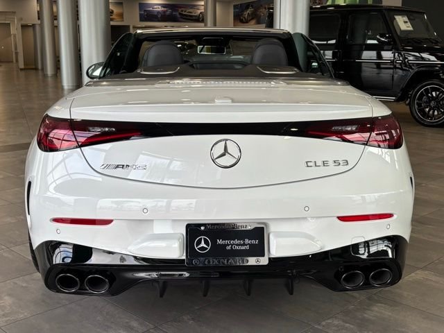 New 2026 MANUFAKTUR Moonlight White Metallic Mercedes-Benz AMG® CLE 53 4MATIC+ Cabriolet image 7