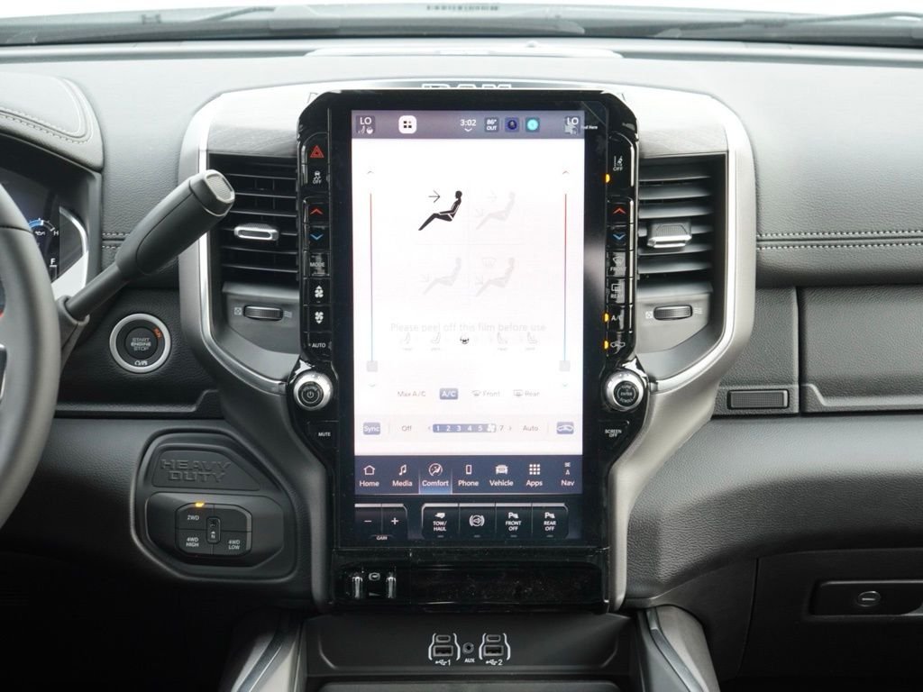 New 2026 Bright White Clear-Coat Exterior Paint RAM Laramie image 25