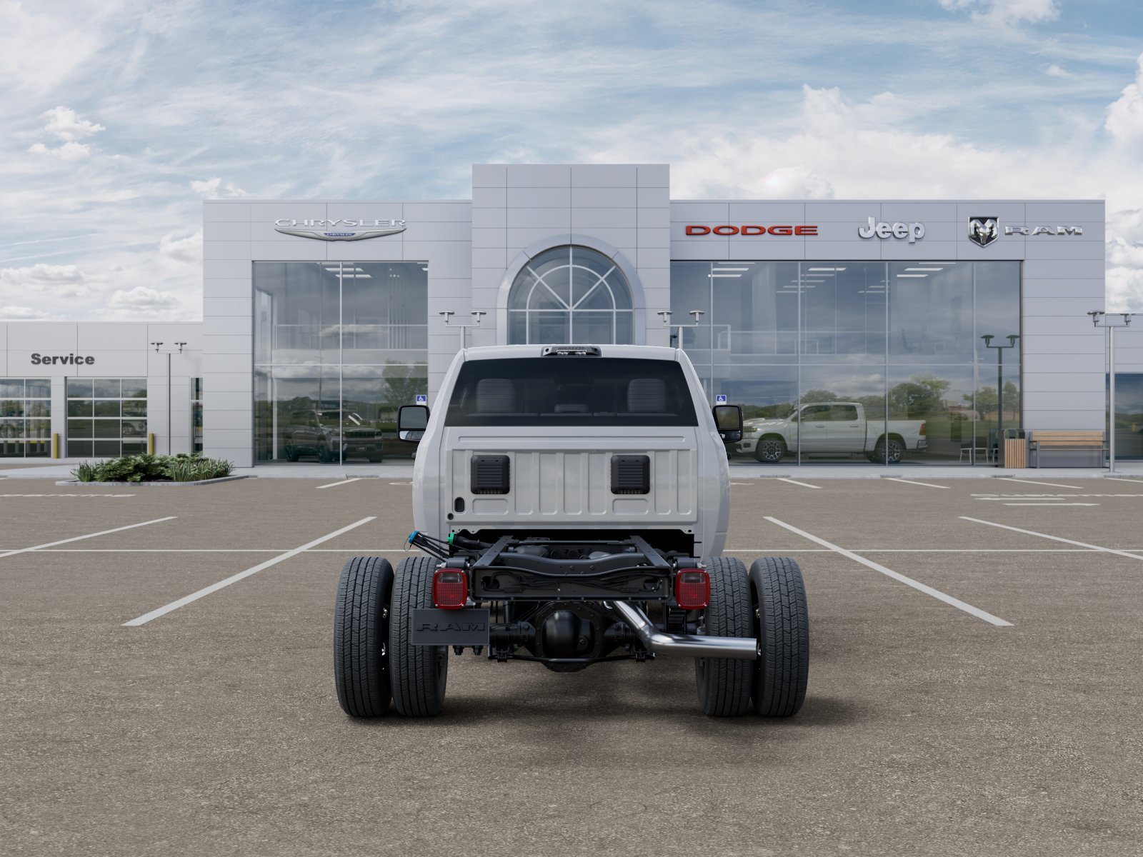 New 2026 Bright White Clear-Coat Exterior Paint RAM Tradesman image 7