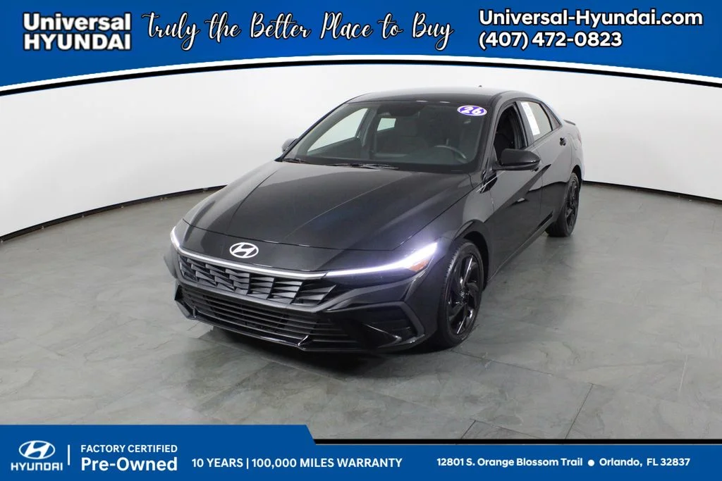 Used 2026 Black Hyundai SEL Sport image 1