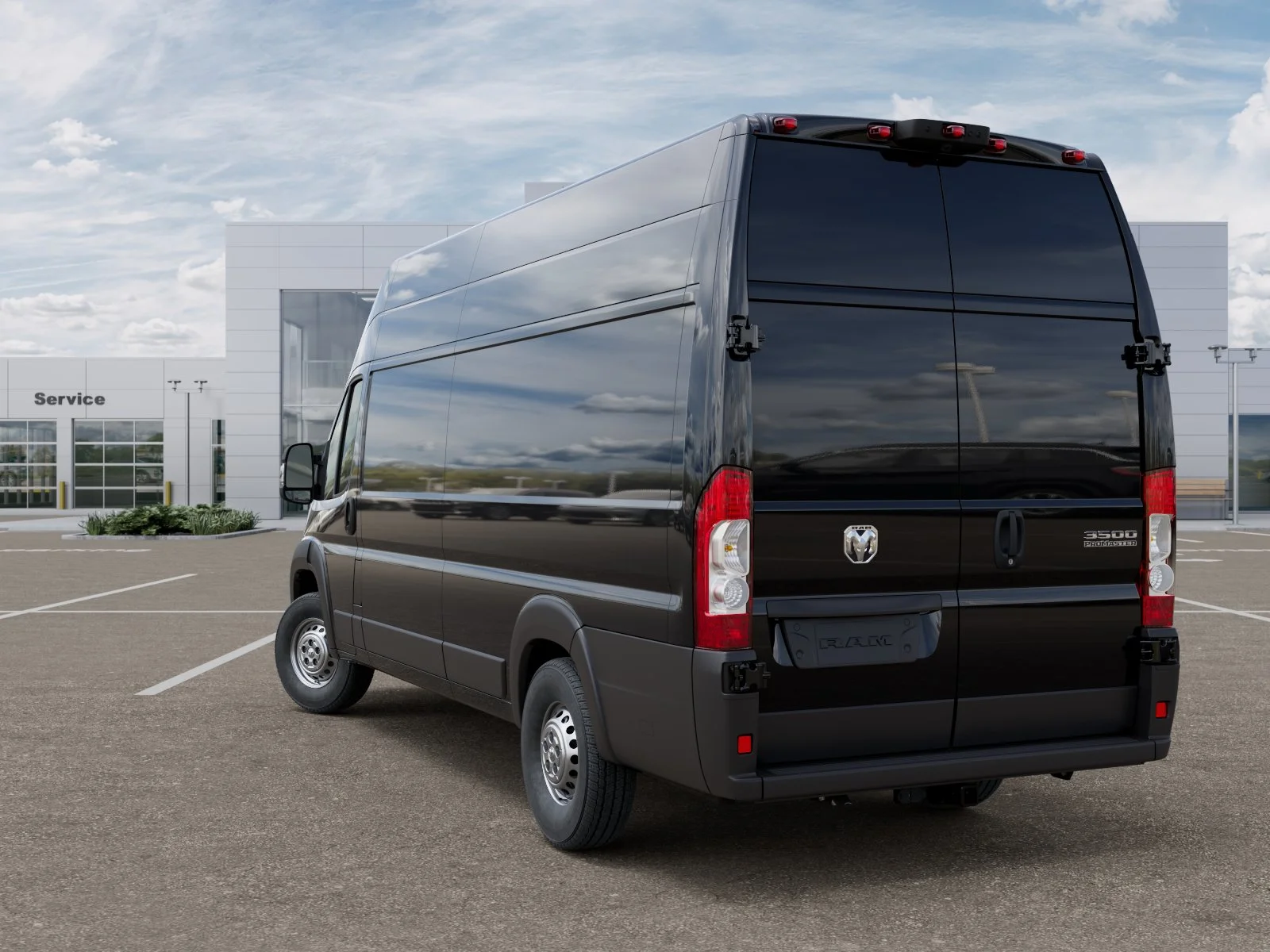New 2026 Black Clear-Coat Exterior Paint RAM Super High Roof image 30