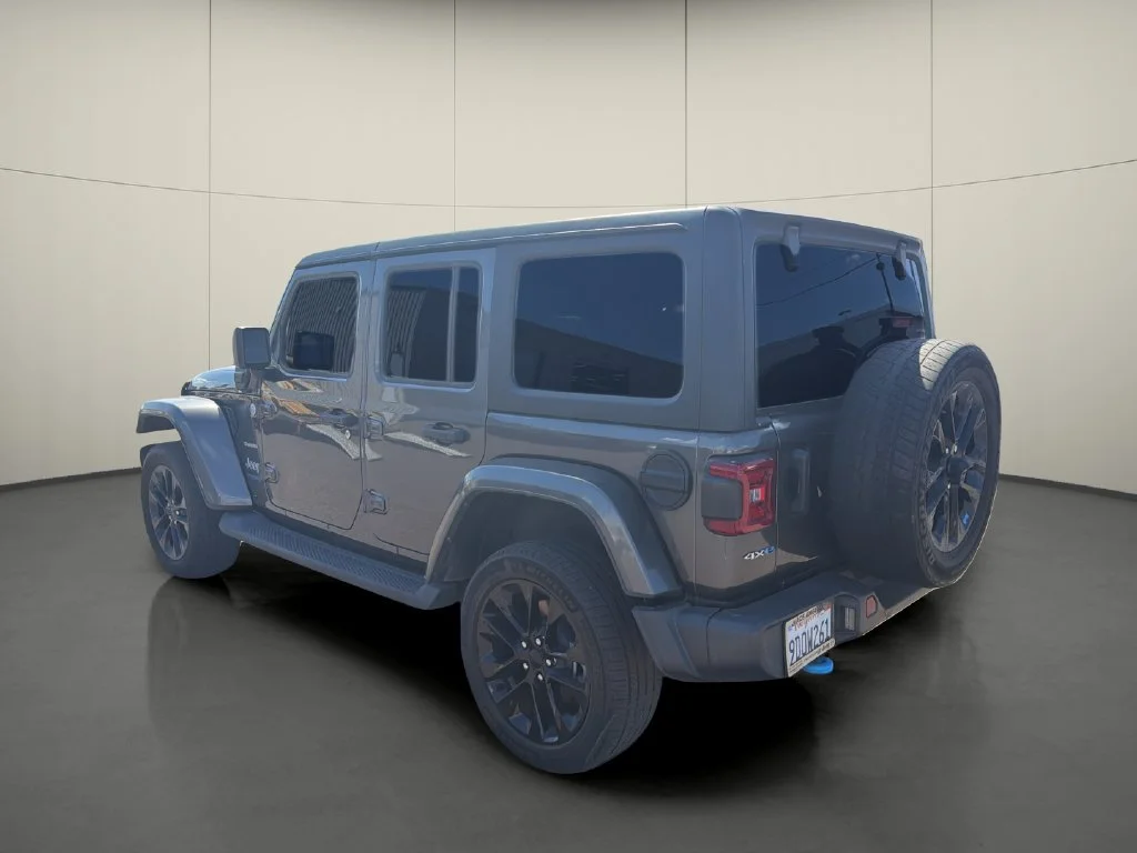 Used 2022 Gray Jeep Unlimited Sahara 4xe image 5
