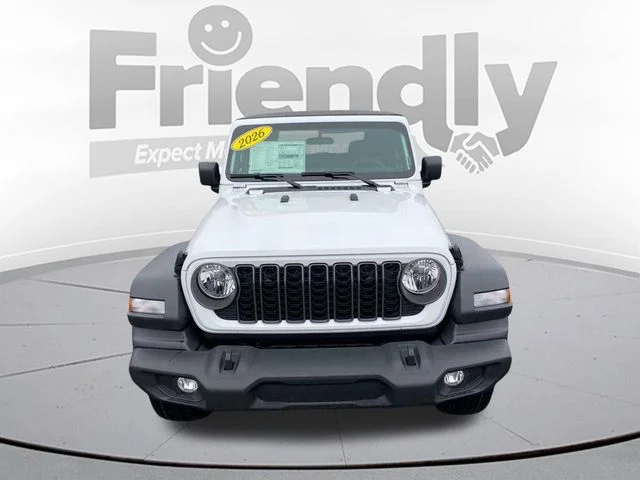 New 2026 Bright White Clearcoat Jeep Sport image 2