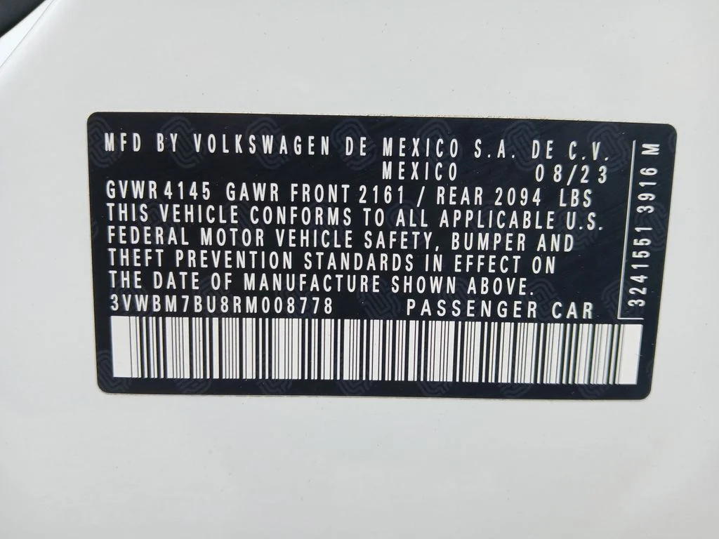 Certified Used 2024 White Volkswagen 1.5T Sport image 40