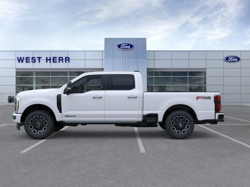New 2026 Star White Metallic Tri-Coat Ford F-250® Platinum® image 3