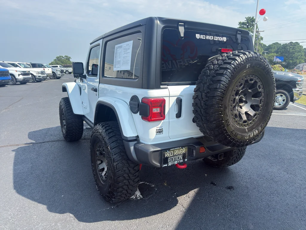 Used 2023 Bright White Clearcoat Jeep Rubicon image 7