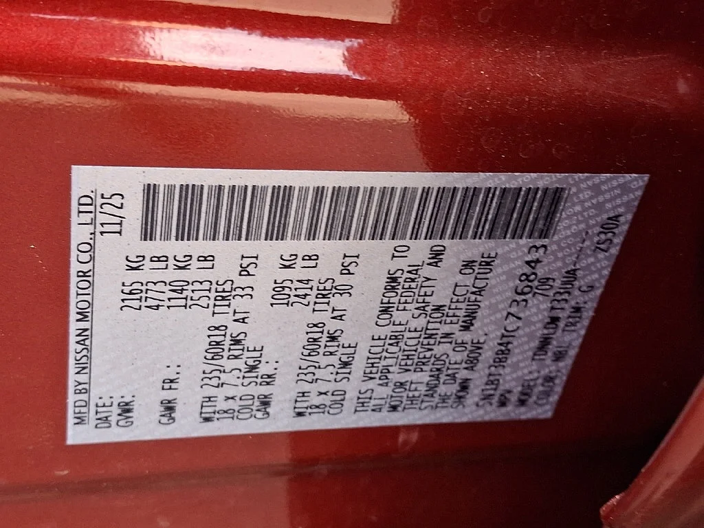 Used 2026 Red Nissan SV image 28