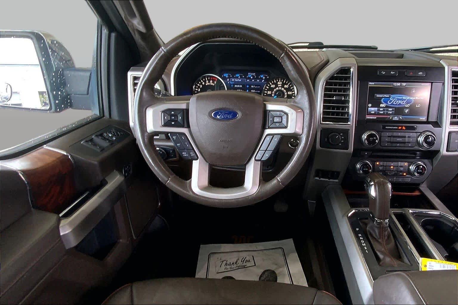 Used 2015 Tuxedo Black Metallic/Caribou Metallic Ford King Ranch image 6