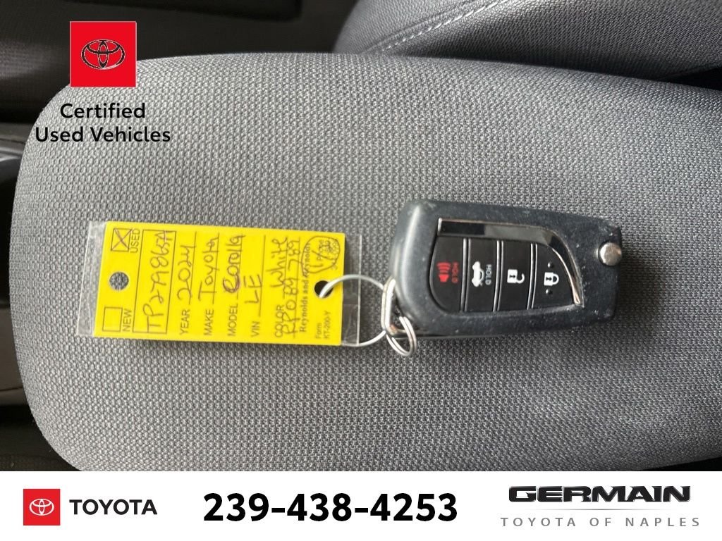 Certified Used 2024 White Toyota LE image 21