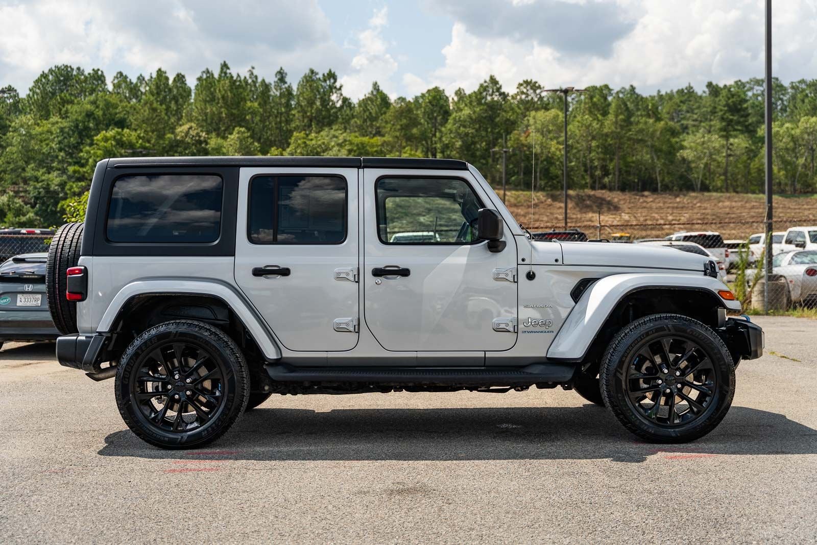 Certified Used 2023 Silver Jeep Sahara 4xe image 8
