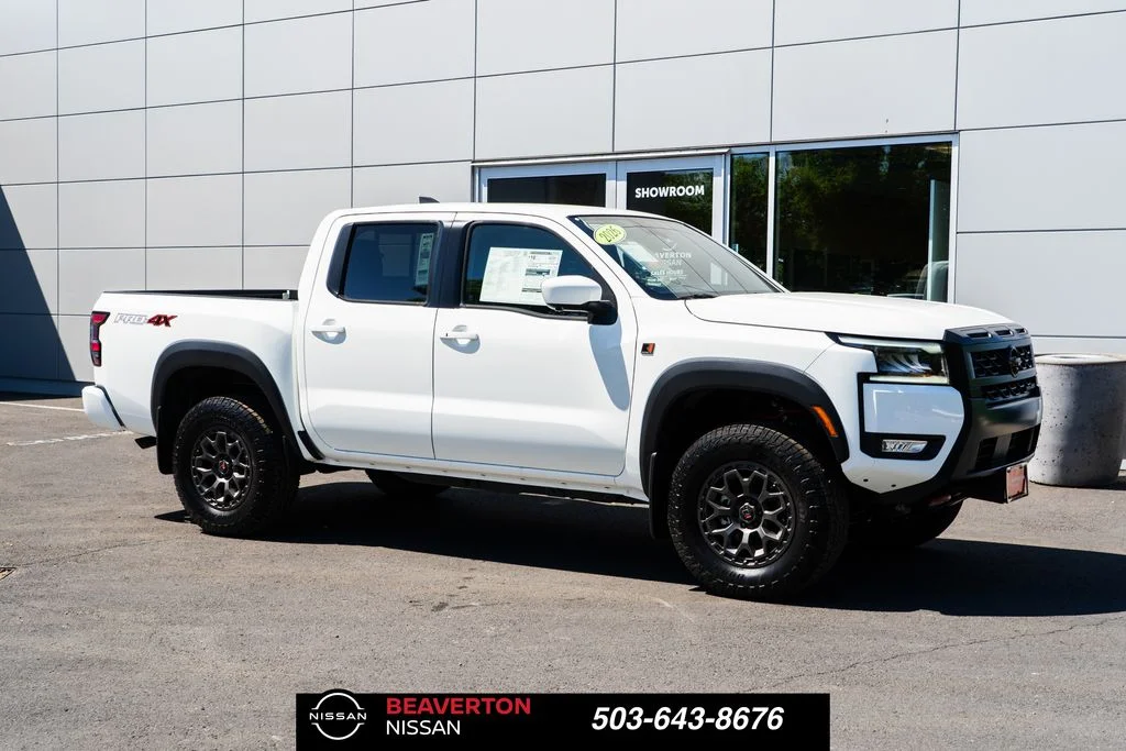 New 2026 Glacier White Nissan Crew Cab PRO-4X® R by Roush® image 1