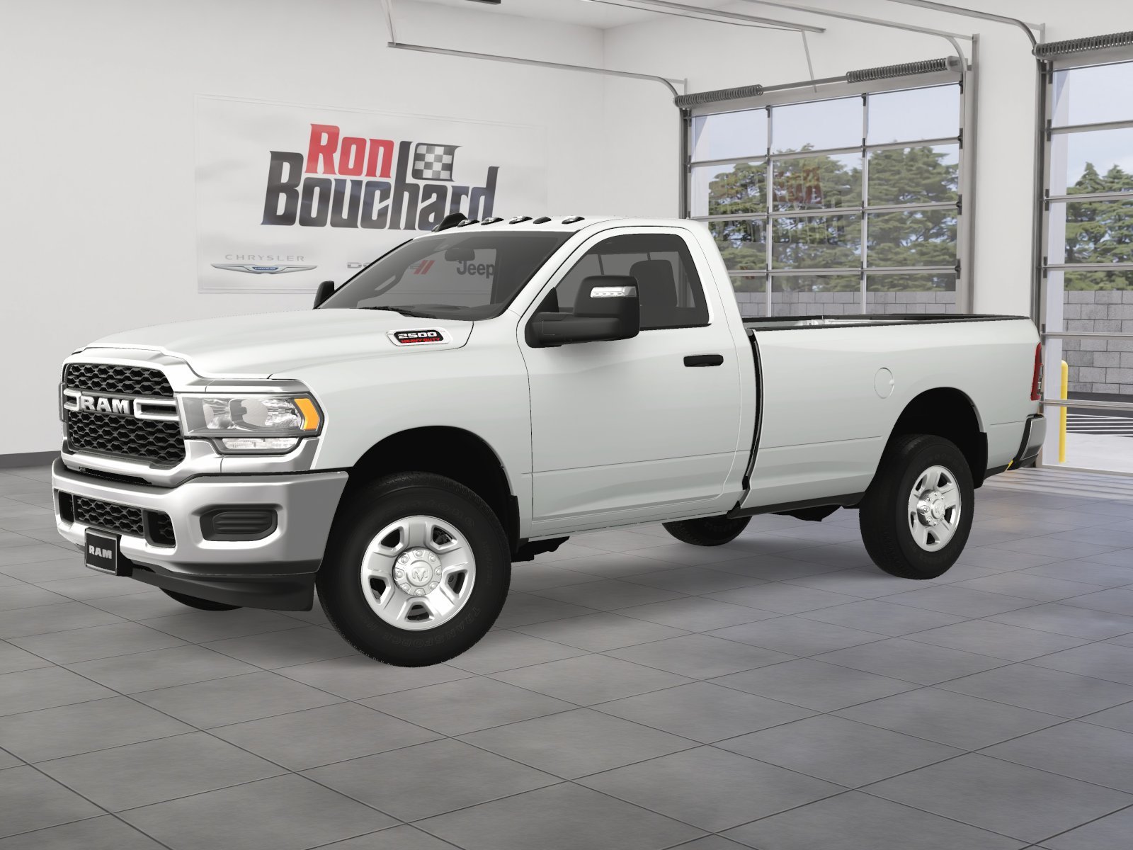 New 2024 Bright White Clear-Coat Exterior Paint RAM Tradesman image 38