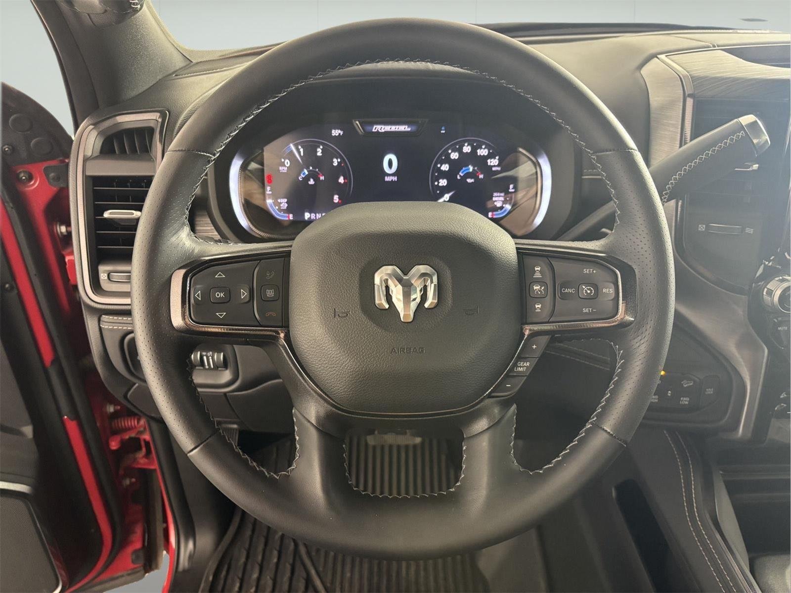 Used 2024 Flame Red Clearcoat Ram Rebel image 26