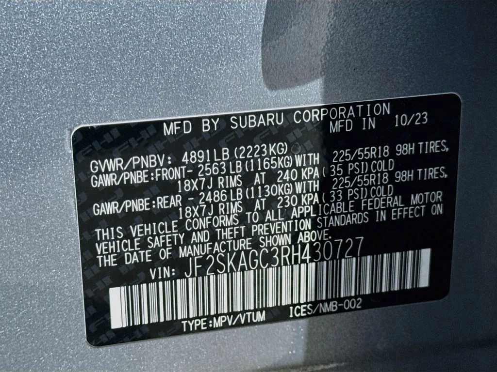 Used 2024 Silver Subaru Sport image 42