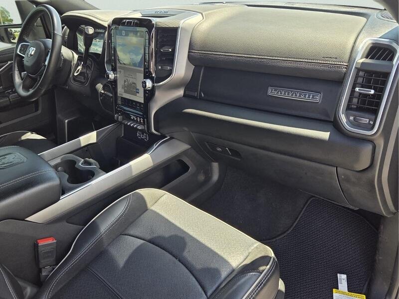 Used 2024 Pearl White RAM LARAMIE 4X4 CREW CAB 6