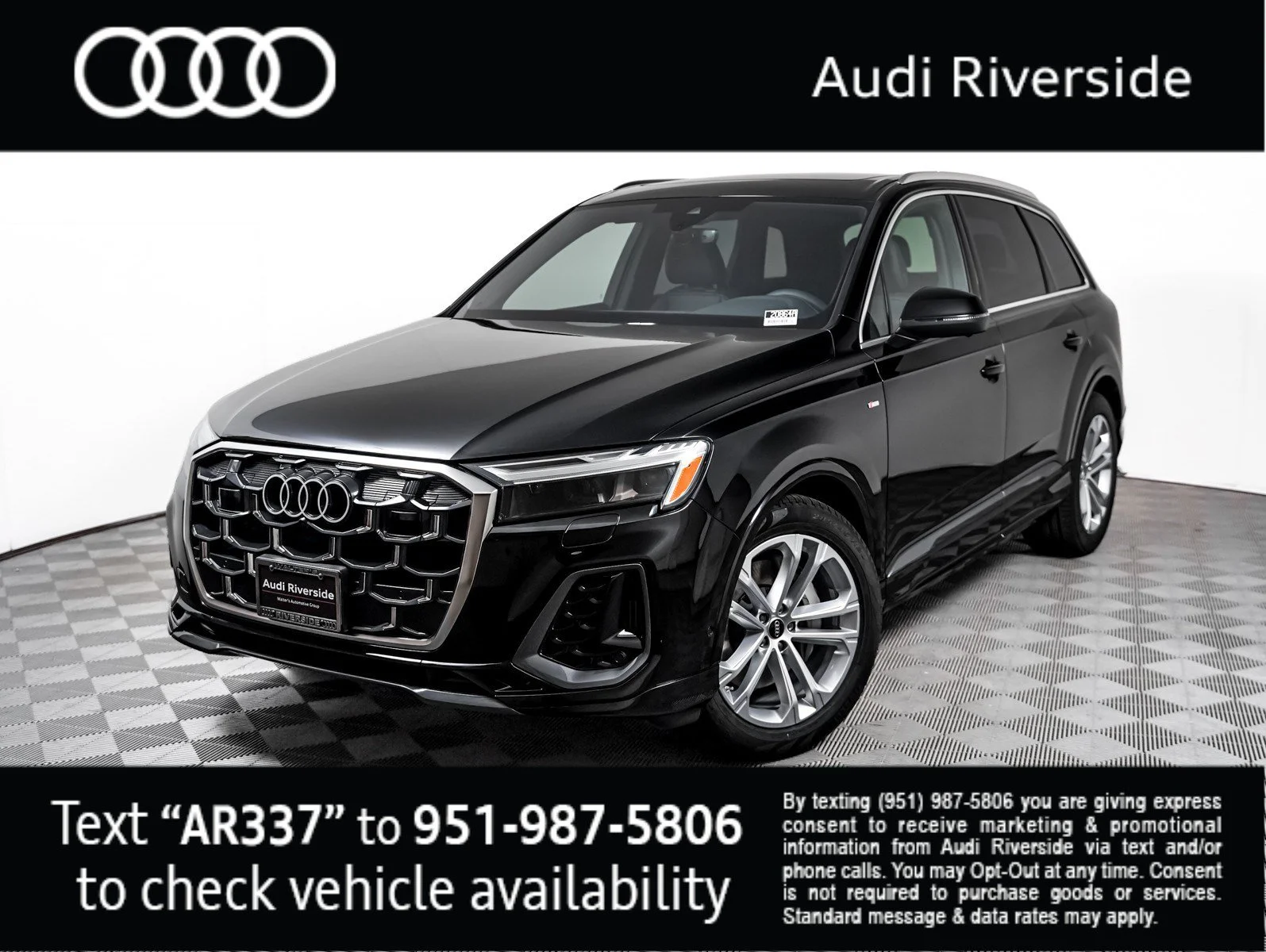 New 2026 Mythos Black Metallic Audi 55 S line Premium Plus image 1