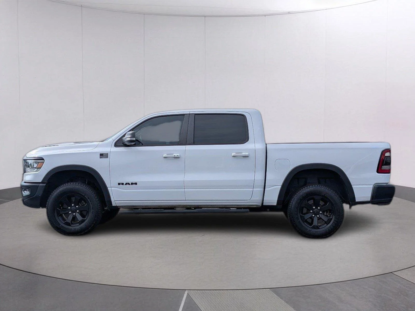 Used 2021 Bright White Clearcoat Ram Rebel image 2