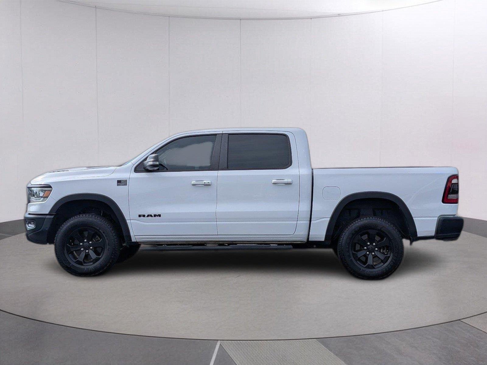 Used 2021 Bright White Clearcoat Ram Rebel image 2