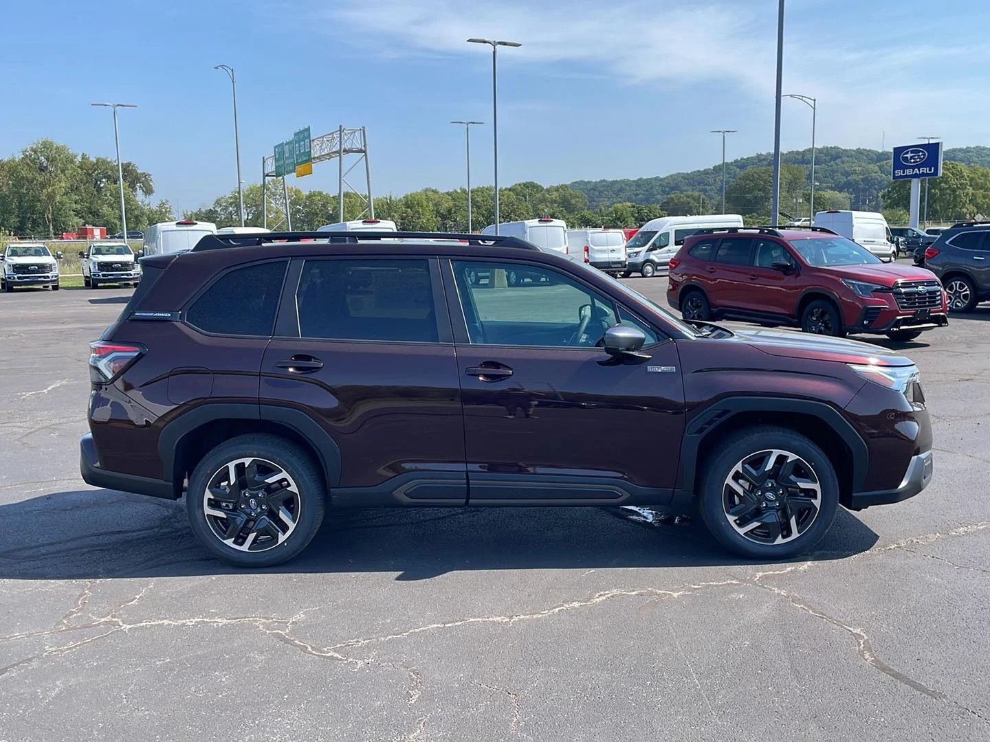 New 2026 Dark Mahogany Pearl Subaru Limited Hybrid image 6