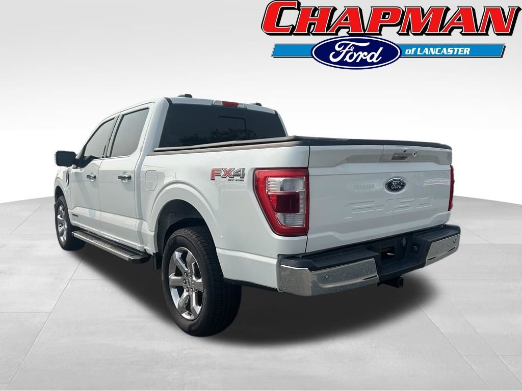 Used 2023 White Metallic Ford Lariat image 3