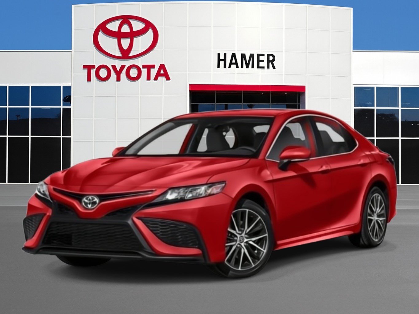 Used 2024 White Toyota SE image 1