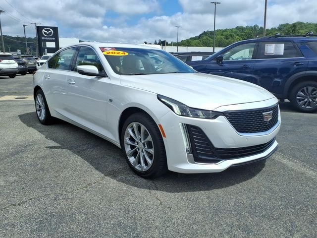 Used 2024 White Cadillac Premium Luxury image 2